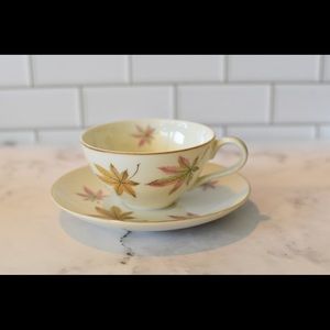 Royal Ming Autumn Leaf Cup Saucer